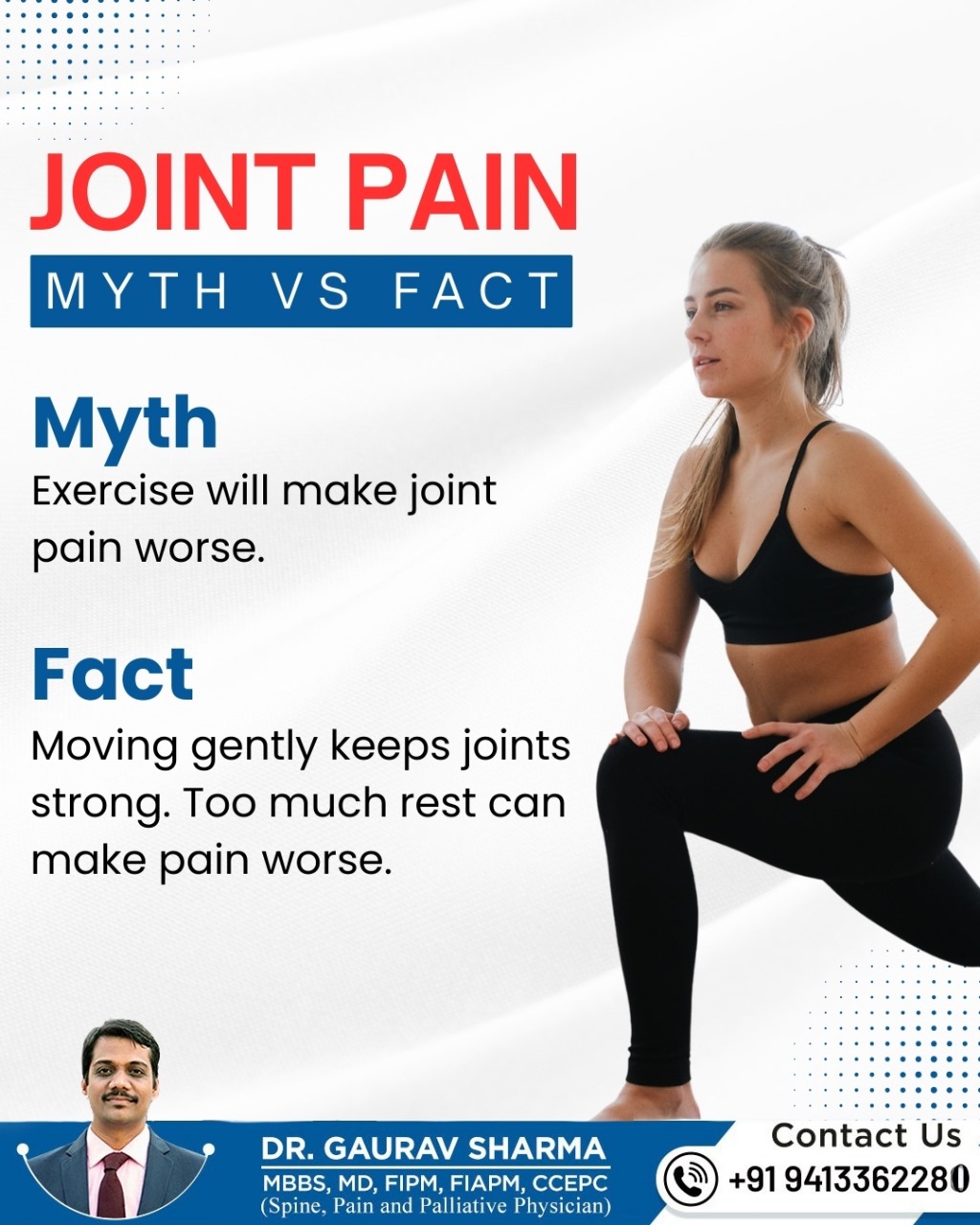 Joint Pain Myth VS Fact