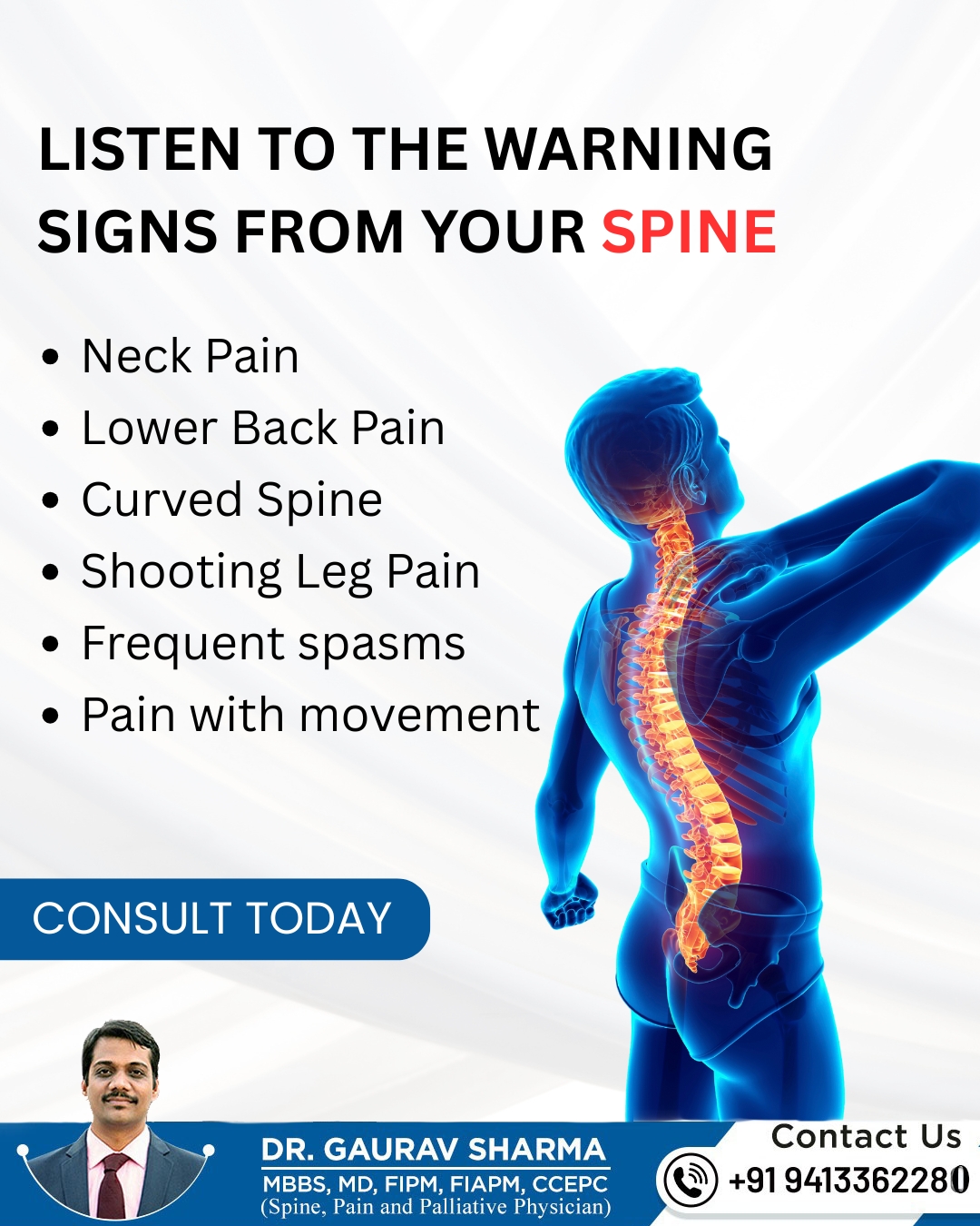 Warning Signs from Your Spine