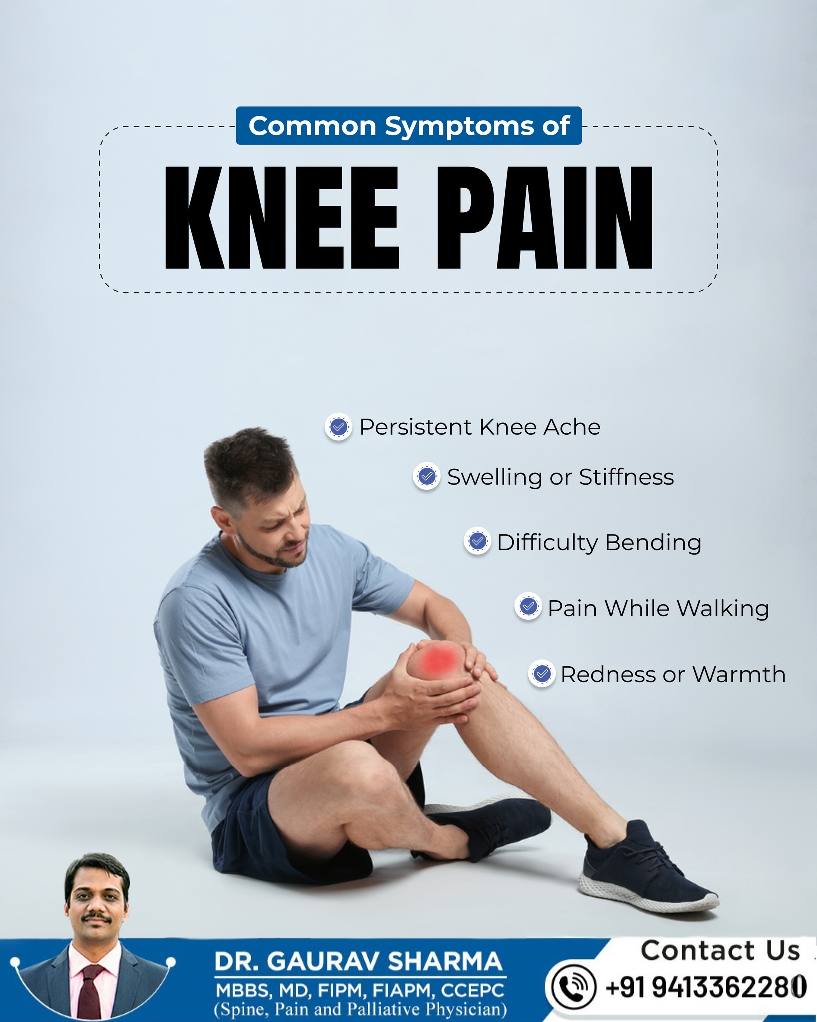 Common Symptoms of Knee Pain