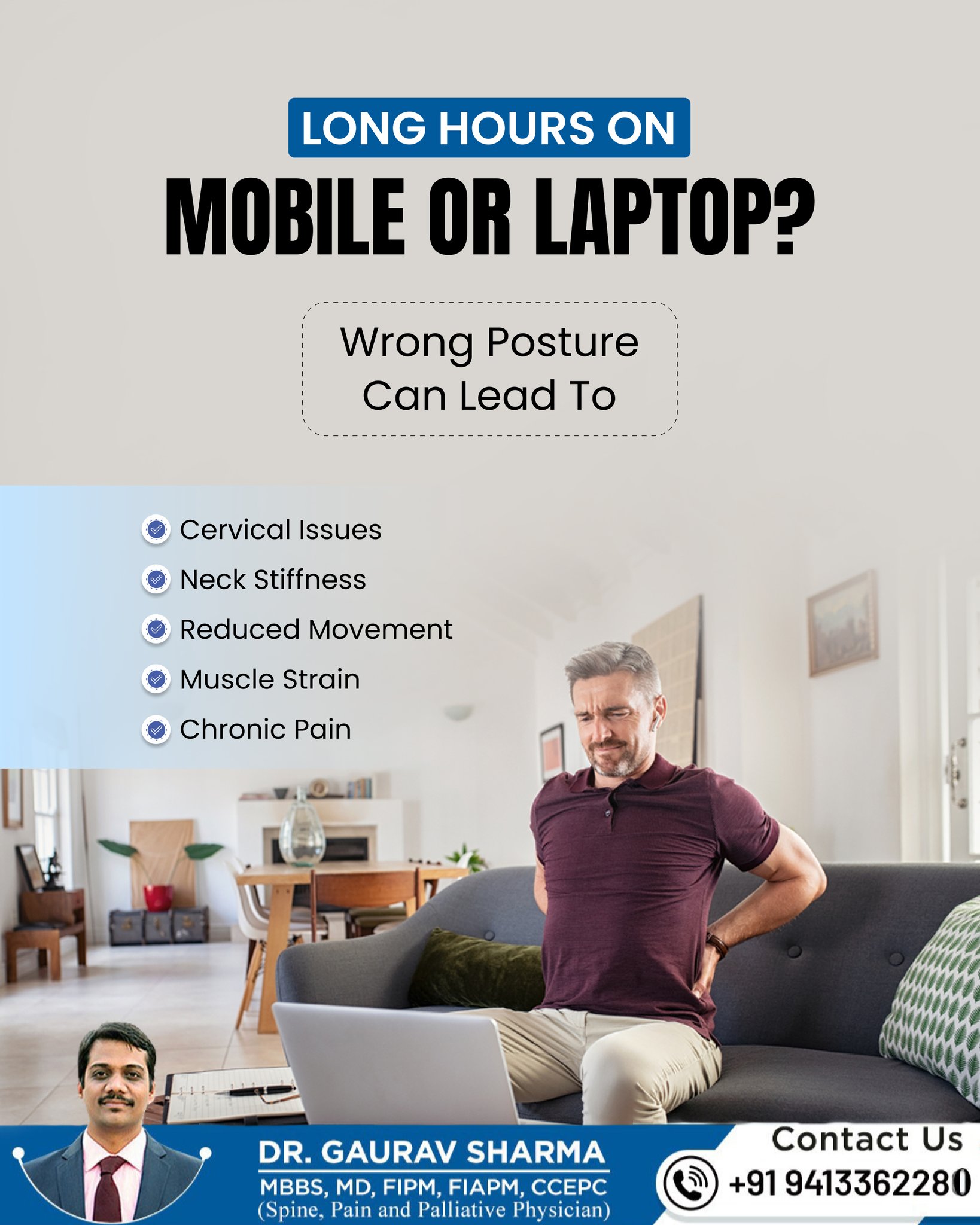 Wrong Posture Can Lead To