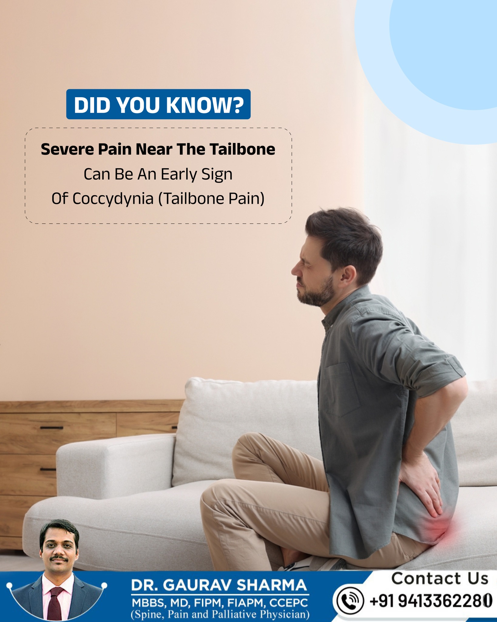 Severe Pain Near Tailbone