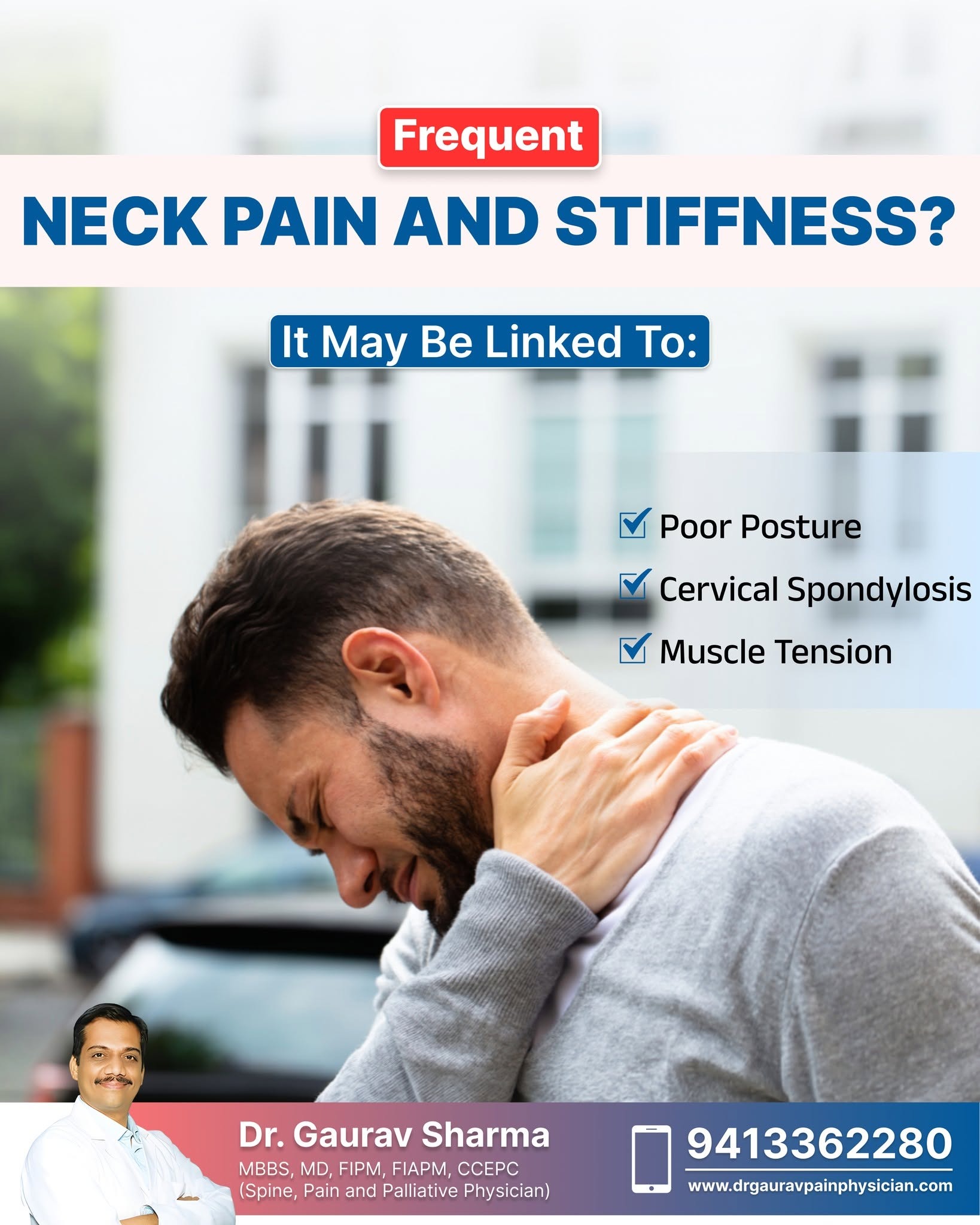 Reasons of Frequent Neck Pain